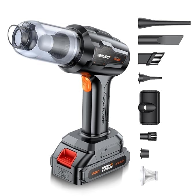 Wireless Handheld Car Vacuum Cleaner, 3-in-1 High Power 18000PA